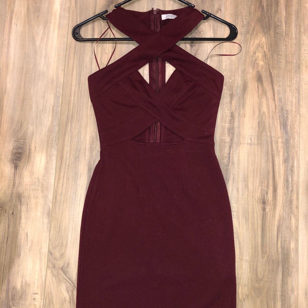 Maroon Dress